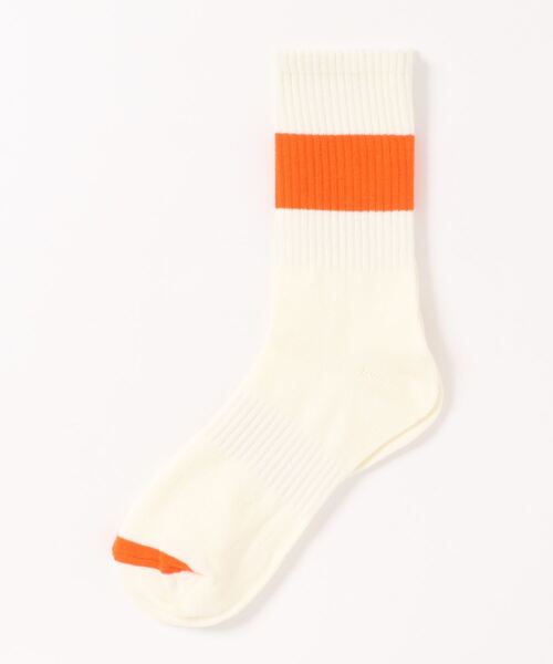 ammy.(エイミードット)の「【 ammy. / エイミードット 】 カラー ライン クルー丈 ソックス(ソックス/靴下・レディース・オレンジ/ブルー/ライトグリーン/ピンク/パープル/ブラック/グリーン・FREE)」の14枚目の写真