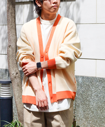 【LOGAN/ローガン×JOURNAL STANDARD】別注 トリム カーディガン