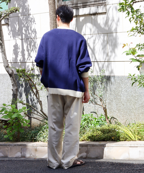 JOURNAL STANDARD(ジャーナルスタンダード)の「【LOGAN/ローガン×JOURNAL STANDARD】別注 トリム カーディガン(カーディガン/ボレロ・メンズ・ネイビー/ナチュラル/イエロー/グリーン・LARGE/MEDIUM)」の22枚目の写真