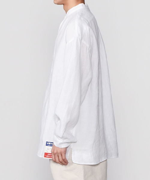 VETRA(ベトラ)の「VETRA | ライトリネンプルオーバーシャツ MEN(シャツ/ブラウス・メンズ・ホワイト・42/44)」の5枚目の写真