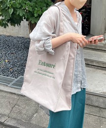 PUAL CE CIN | 【WEB限定】カラーロゴ刺繍トートバッグ(トートバッグ)