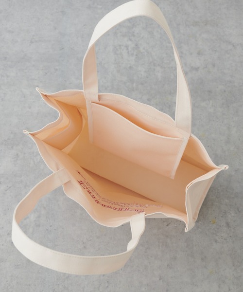 PUAL CE CIN(ピュアルセシン)の「【WEB限定】カラーロゴ刺繍トートバッグ(トートバッグ・レディース・ブラック/パープル/レッド/イエロー/グリーン・FREE)」の8枚目の写真