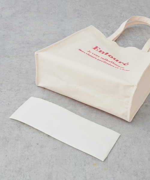 PUAL CE CIN(ピュアルセシン)の「【WEB限定】カラーロゴ刺繍トートバッグ(トートバッグ・レディース・ブラック/パープル/レッド/イエロー/グリーン・FREE)」の10枚目の写真