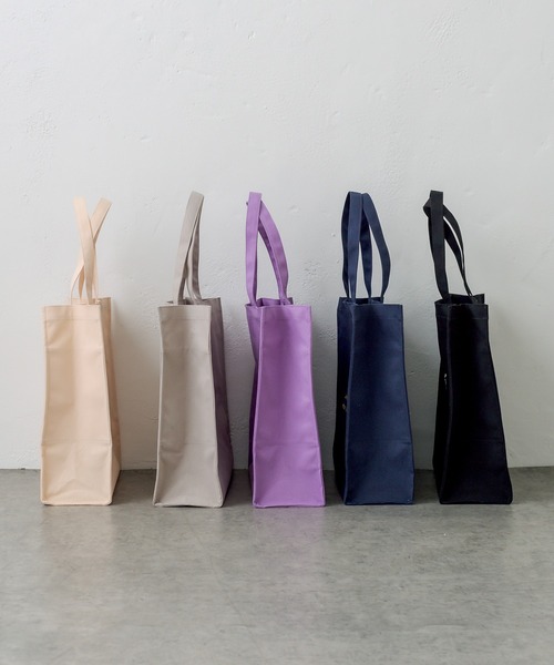 PUAL CE CIN(ピュアルセシン)の「【WEB限定】カラーロゴ刺繍トートバッグ(トートバッグ・レディース・ブラック/パープル/レッド/イエロー/グリーン・FREE)」の7枚目の写真