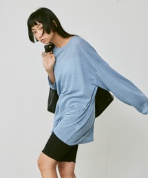 SEE-THROUGH KNIT / オーバーシルエットシースルーニット