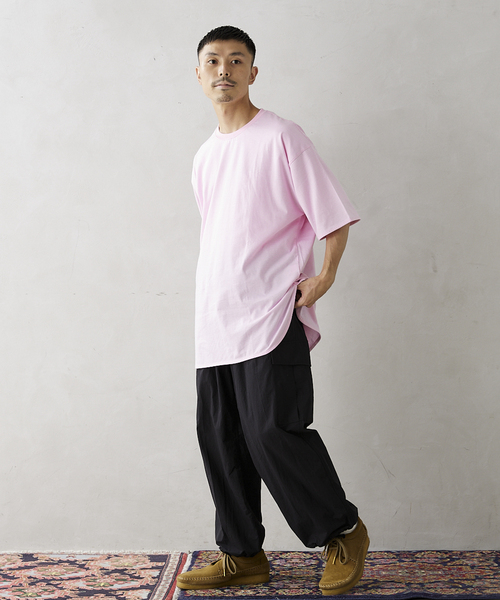 JOURNAL STANDARD relume(ジャーナルスタンダード レリューム)の「レイヤードラウンド ボーダーTシャツ(Tシャツ/カットソー・メンズ・ホワイト/レッド/ピンク/ブルー/グリーン/ブルー系その他・SMALL/MEDIUM/LARGE)」の12枚目の写真