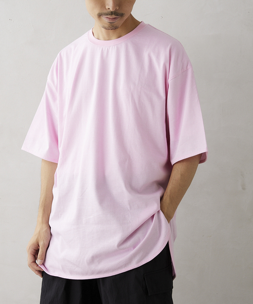 JOURNAL STANDARD relume(ジャーナルスタンダード レリューム)の「レイヤードラウンド ボーダーTシャツ(Tシャツ/カットソー・メンズ・ホワイト/レッド/ピンク/ブルー/グリーン/ブルー系その他・SMALL/MEDIUM/LARGE)」の9枚目の写真