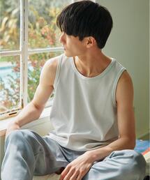 ドライワッフル ロング タンクトップ -吸水速乾-