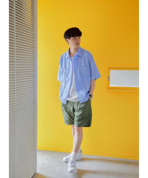 green label relaxing（グリーンレーベルリラクシング）の「ドライワッフル ロング タンクトップ -吸水速乾-（タンクトップ・メンズ・ブラック/ベージュ/ホワイト/ライトグレー・L/S/M/XL）」の6枚目の写真