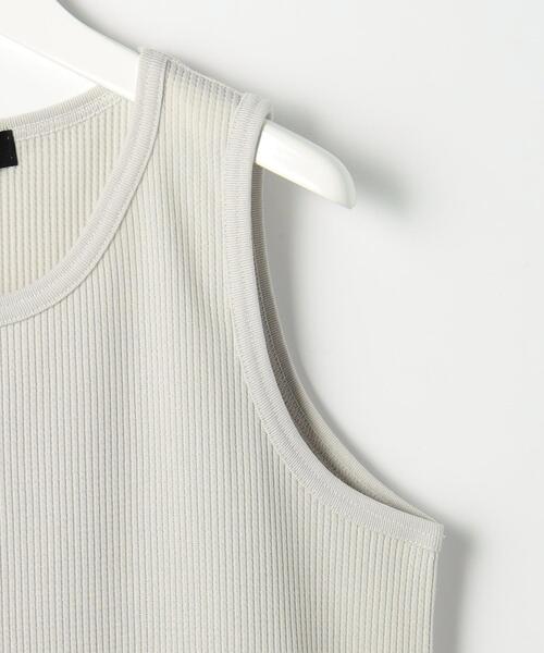 green label relaxing（グリーンレーベルリラクシング）の「ドライワッフル ロング タンクトップ -吸水速乾-（タンクトップ・メンズ・ブラック/ベージュ/ホワイト/ライトグレー・L/S/M/XL）」の17枚目の写真