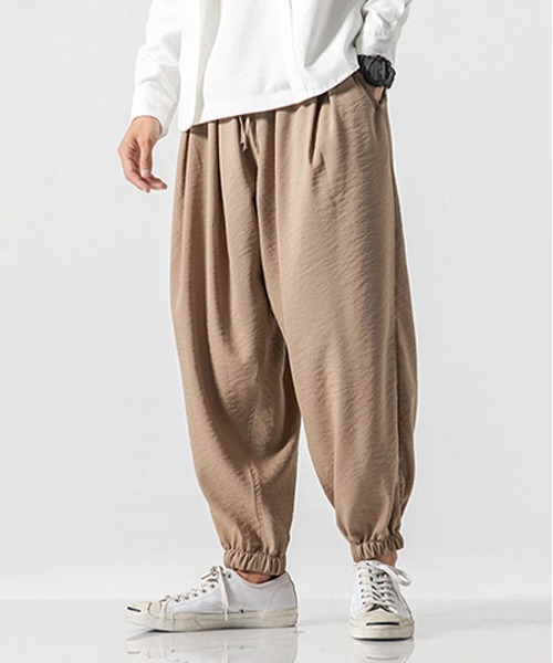 NEW GENTLEMAN(ニュージェントルマン)の「ワイドテーパード バルーンパンツ(その他パンツ・メンズ・ライトグレー/ブラック/ベージュ/ネイビー/ダークグレー・S/M/L)」の8枚目の写真