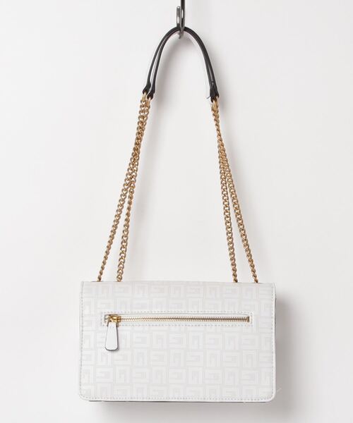 Guess（ゲス）の「ATENE Convertible Crossbody Flap（ショルダーバッグ・レディース・ホワイト/ブラック・ONE SIZE）」の11枚目の写真