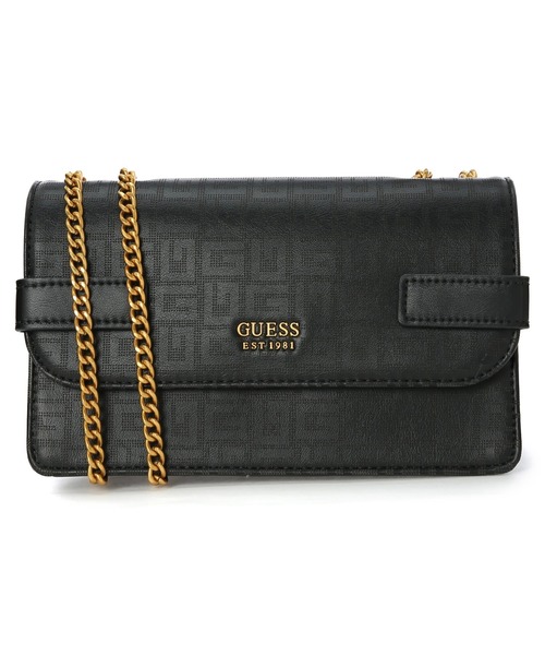 Guess（ゲス）の「ATENE Convertible Crossbody Flap（ショルダーバッグ・レディース・ホワイト/ブラック・ONE SIZE）」の3枚目の写真