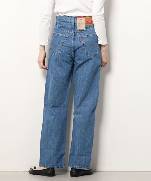 Levi's（リーバイス）の「HIGH WAISTED STRAIGHT JOE STONED（デニムパンツ・レディース・インディゴブルー・23inch/24inch/25inch/26inch/27inch/28inch）」の3枚目の写真