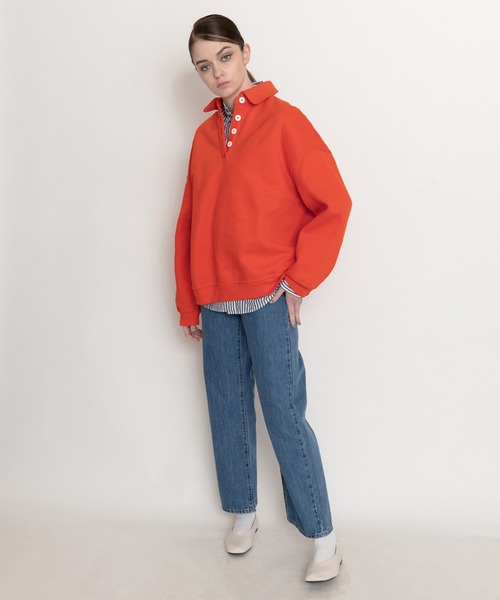 Levi's（リーバイス）の「HIGH WAISTED STRAIGHT JOE STONED（デニムパンツ・レディース・インディゴブルー・23inch/24inch/25inch/26inch/27inch/28inch）」の12枚目の写真