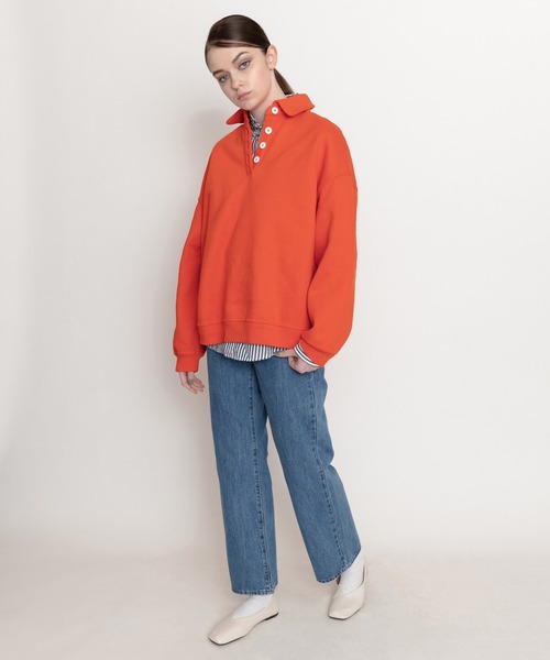 Levi's（リーバイス）の「HIGH WAISTED STRAIGHT JOE STONED（デニムパンツ・レディース・インディゴブルー・23inch/24inch/25inch/26inch/27inch/28inch）」の18枚目の写真