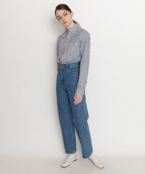 Levi's（リーバイス）の「HIGH WAISTED STRAIGHT JOE STONED（デニムパンツ・レディース・インディゴブルー・23inch/24inch/25inch/26inch/27inch/28inch）」の17枚目の写真