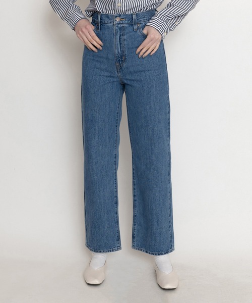 Levi's（リーバイス）の「HIGH WAISTED STRAIGHT JOE STONED（デニムパンツ・レディース・インディゴブルー・23inch/24inch/25inch/26inch/27inch/28inch）」の14枚目の写真