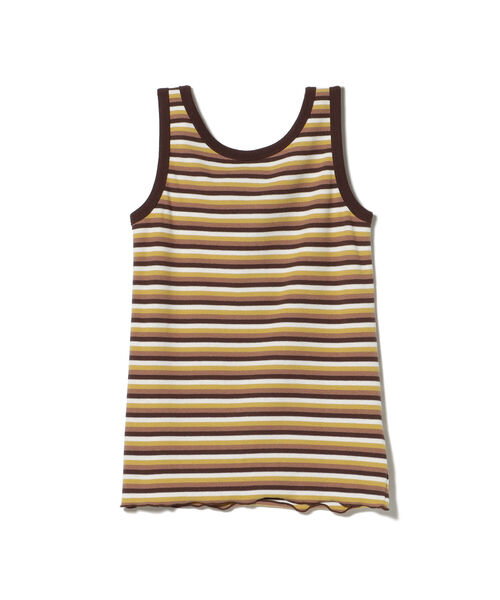 BEAMS HEART(ビームスハート)の「BEAMS HEART / 前後2WAY リブタンクトップ(タンクトップ・レディース・オフホワイト/ブラック/その他・FREE)」の5枚目の写真