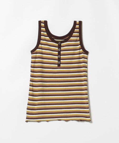 BEAMS HEART(ビームスハート)の「BEAMS HEART / 前後2WAY リブタンクトップ(タンクトップ・レディース・オフホワイト/ブラック/その他・FREE)」の17枚目の写真