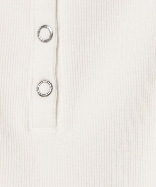 BEAMS HEART(ビームスハート)の「BEAMS HEART / 前後2WAY リブタンクトップ(タンクトップ・レディース・オフホワイト/ブラック/その他・FREE)」の15枚目の写真