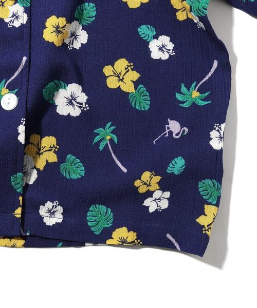 SHOO・LA・RUE（シューラルー）の「◆【90-130cm/リンク】アロハシャツ（シャツ/ブラウス・キッズ・ネイビー系/レッド系2・12/13/09/11/10）」の7枚目の写真