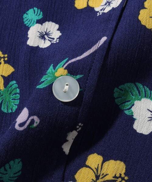 SHOO・LA・RUE（シューラルー）の「◆【90-130cm/リンク】アロハシャツ（シャツ/ブラウス・キッズ・ネイビー系/レッド系2・12/13/09/11/10）」の8枚目の写真