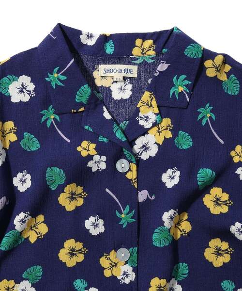 SHOO・LA・RUE（シューラルー）の「◆【90-130cm/リンク】アロハシャツ（シャツ/ブラウス・キッズ・ネイビー系/レッド系2・12/13/09/11/10）」の10枚目の写真