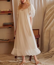 Jasmine Grandiflorum | 【Jasmine】ロマンティックふんわりルームワンピース(ルームワンピース)