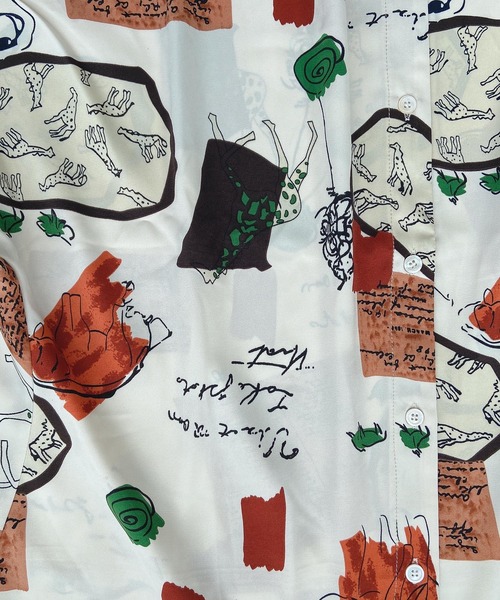 AS KNOW AS plus（アズノゥアズプラス）の「●着回し ビッグ半袖シャツ（シャツ/ブラウス・レディース・アイボリー/オフホワイト/ブラック系その他/グリーン/ブラック系その他2/ブルー系その他/ホワイト系その他3/ホワイト系その他2/ホワイト系その他・FREE）」の20枚目の写真