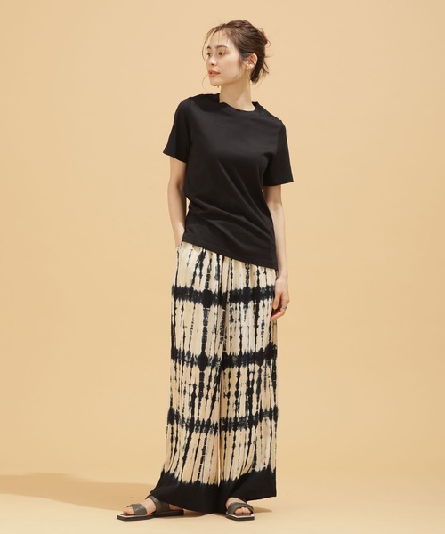 NANO universe（ナノユニバース）の「LB.03/Anti Soaked 汗染み防止 クルーTシャツ 半袖（Tシャツ/カットソー・レディース・ブラック/トップグレー/ホワイト/イエロー・Ⅰ/Ⅱ/Ⅲ）」の7枚目の写真