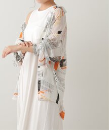 RAY CASSIN | 英字柄シアーシャツ(シャツ/ブラウス)