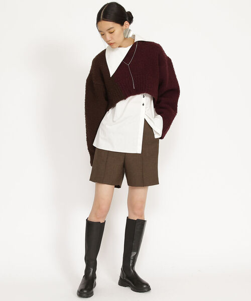 Ray BEAMS（レイビームス）の「Ray BEAMS / サイドゴア ロング ブーツ（ブーツ・レディース・ホワイト/ブラック・23.5cm/24.5cm/23.0cm/24.0cm）」の15枚目の写真