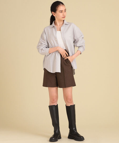 Ray BEAMS（レイビームス）の「Ray BEAMS / サイドゴア ロング ブーツ（ブーツ・レディース・ホワイト/ブラック・23.5cm/24.5cm/23.0cm/24.0cm）」の4枚目の写真