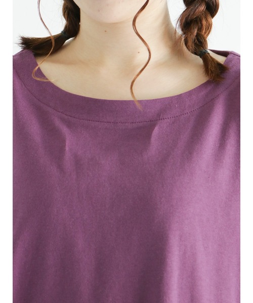 Samansa Mos2（サマンサ モスモス）の「袖レース切替カットソー（ニット/セーター・レディース・ベージュ/パープル/オフホワイト/ミント・ﾌﾘ-）」の15枚目の写真