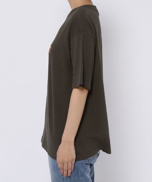 GLOBAL WORK（グローバルワーク）の「ヴィンテージプリントTシャツ/294505（Tシャツ/カットソー・レディース・スミクロ/グリーン/パープル・FREE）」の15枚目の写真