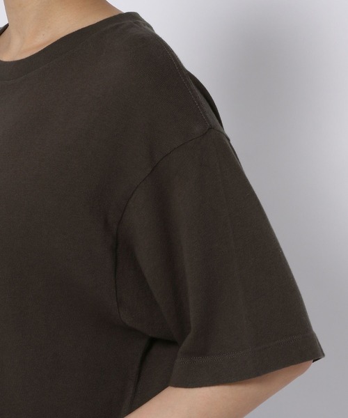 GLOBAL WORK（グローバルワーク）の「ヴィンテージプリントTシャツ/294505（Tシャツ/カットソー・レディース・スミクロ/グリーン/パープル・FREE）」の8枚目の写真