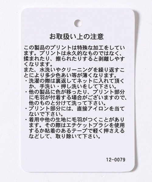 GLOBAL WORK（グローバルワーク）の「ヴィンテージプリントTシャツ/294505（Tシャツ/カットソー・レディース・スミクロ/グリーン/パープル・FREE）」の12枚目の写真