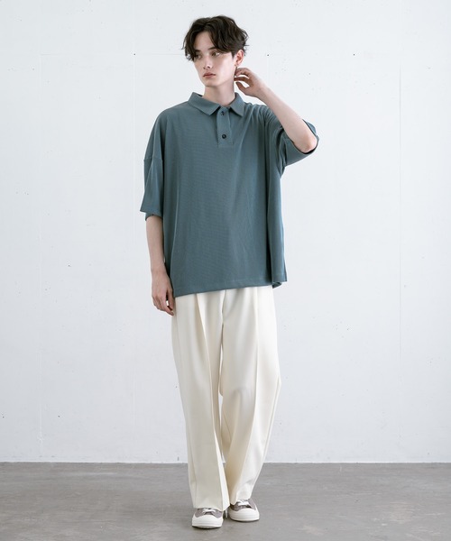【EDDEN ELLEN】プリーツポロシャツ（ポロシャツ）｜EDDEN ELLEN（エデンエレン）