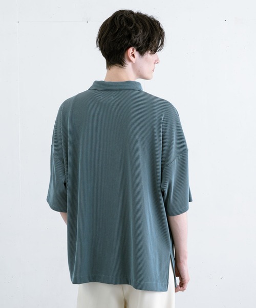 【EDDEN ELLEN】プリーツポロシャツ（ポロシャツ）｜EDDEN ELLEN（エデンエレン）