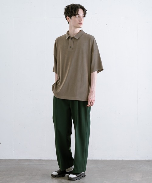 【EDDEN ELLEN】プリーツポロシャツ（ポロシャツ）｜EDDEN ELLEN（エデンエレン）