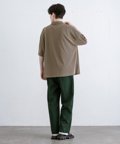 【EDDEN ELLEN】プリーツポロシャツ（ポロシャツ）｜EDDEN ELLEN（エデンエレン）