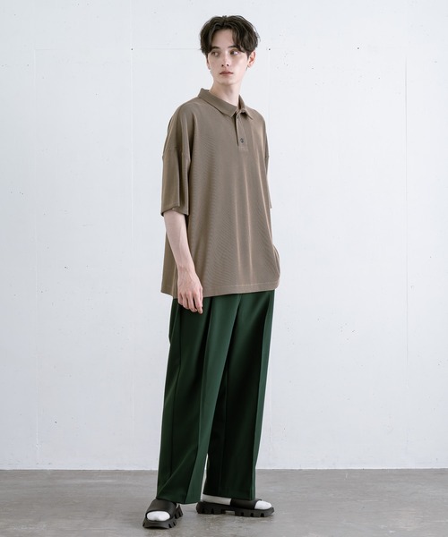 【EDDEN ELLEN】プリーツポロシャツ（ポロシャツ）｜EDDEN ELLEN（エデンエレン）