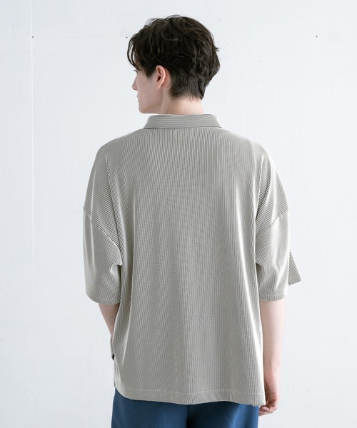 【EDDEN ELLEN】プリーツポロシャツ（ポロシャツ）｜EDDEN ELLEN（エデンエレン）