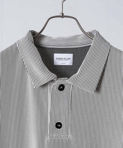 【EDDEN ELLEN】プリーツポロシャツ（ポロシャツ）｜EDDEN ELLEN（エデンエレン）