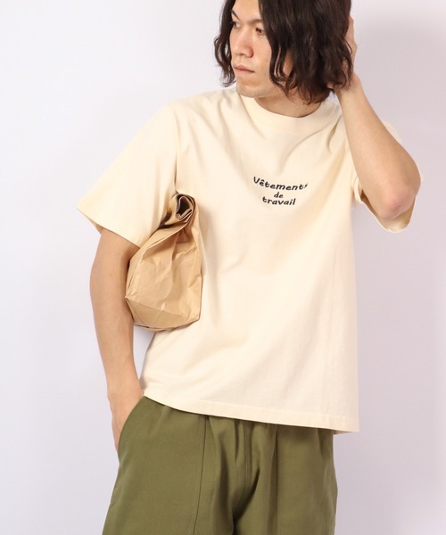 MONT KEMMEL(モンケメル)の「MONT KEMMEL 刺繍Tシャツ(Tシャツ/カットソー・メンズ・ブルー/アイボリー/チャコール・38/36/40)」の21枚目の写真