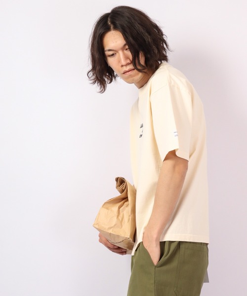 MONT KEMMEL(モンケメル)の「MONT KEMMEL 刺繍Tシャツ(Tシャツ/カットソー・メンズ・ブルー/アイボリー/チャコール・38/36/40)」の4枚目の写真