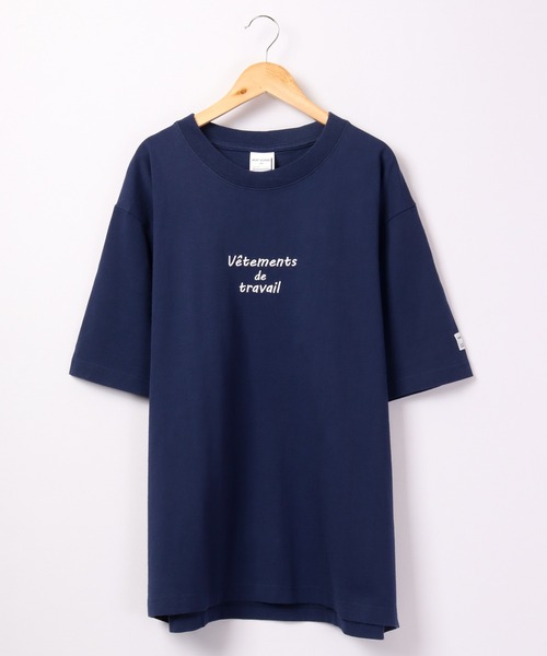 MONT KEMMEL(モンケメル)の「MONT KEMMEL 刺繍Tシャツ(Tシャツ/カットソー・メンズ・ブルー/アイボリー/チャコール・38/36/40)」の7枚目の写真