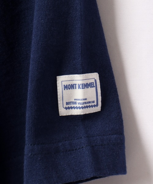 MONT KEMMEL(モンケメル)の「MONT KEMMEL 刺繍Tシャツ(Tシャツ/カットソー・メンズ・ブルー/アイボリー/チャコール・38/36/40)」の16枚目の写真