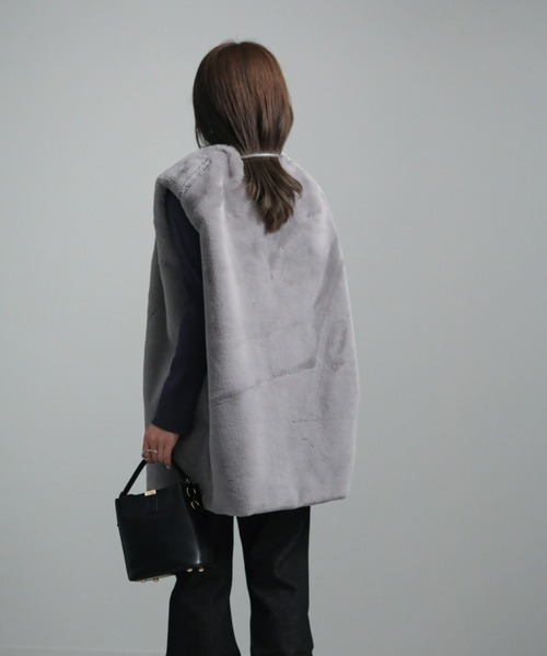 sakishimatokyo（サキシマトーキョー）の「ミドルファージレ（ベスト・レディース・ブラック/ブラウン/グレー/アイボリー・FREE）」の22枚目の写真